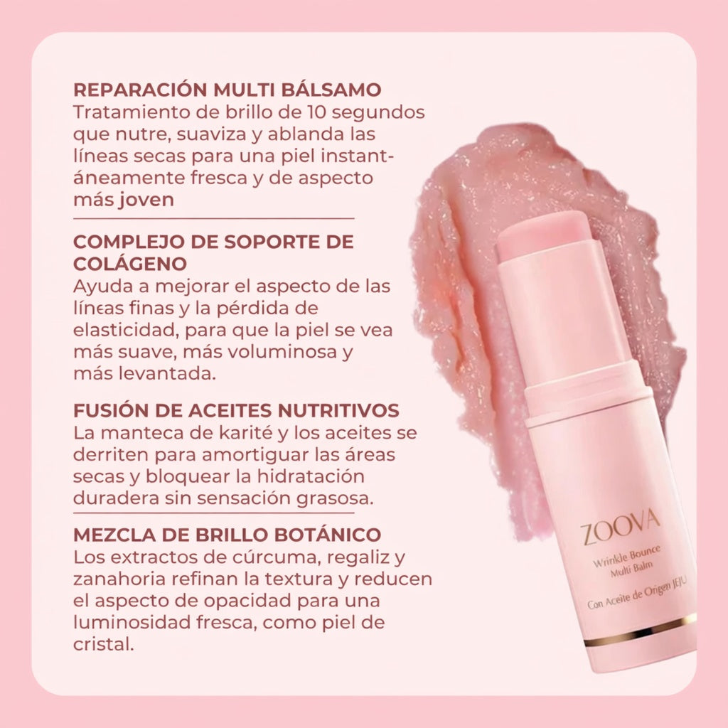 Ingredientes Stick Colágeno Glow ZOOVA