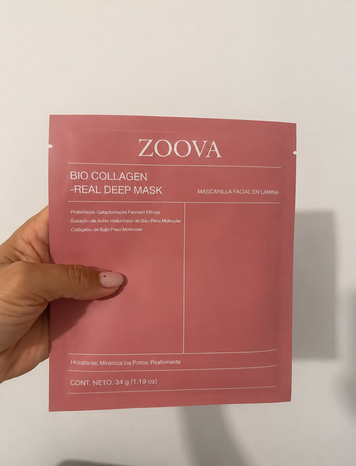 Paquete de mascarilla ZOOVA recibido