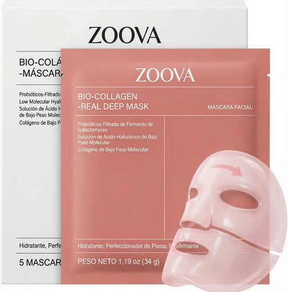 Macarillas Coreanas Bio-Colágeno | Pack 5ud - ZOOVA