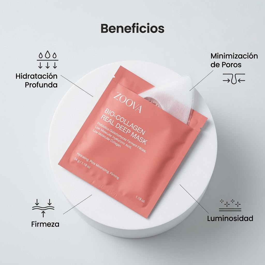 Macarillas Coreanas Bio-Colágeno | Pack 5ud - ZOOVA